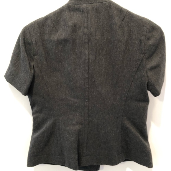 Gap Grey Cropped Jacket sz Small - Picture 4 of 5